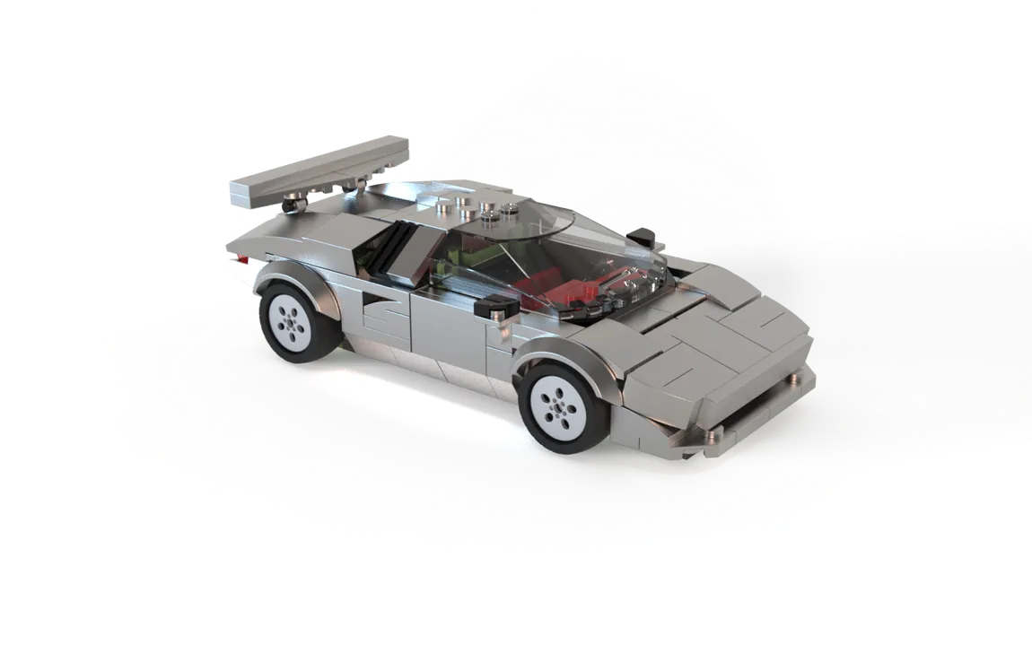 Lamborghini Countach — LEGO render