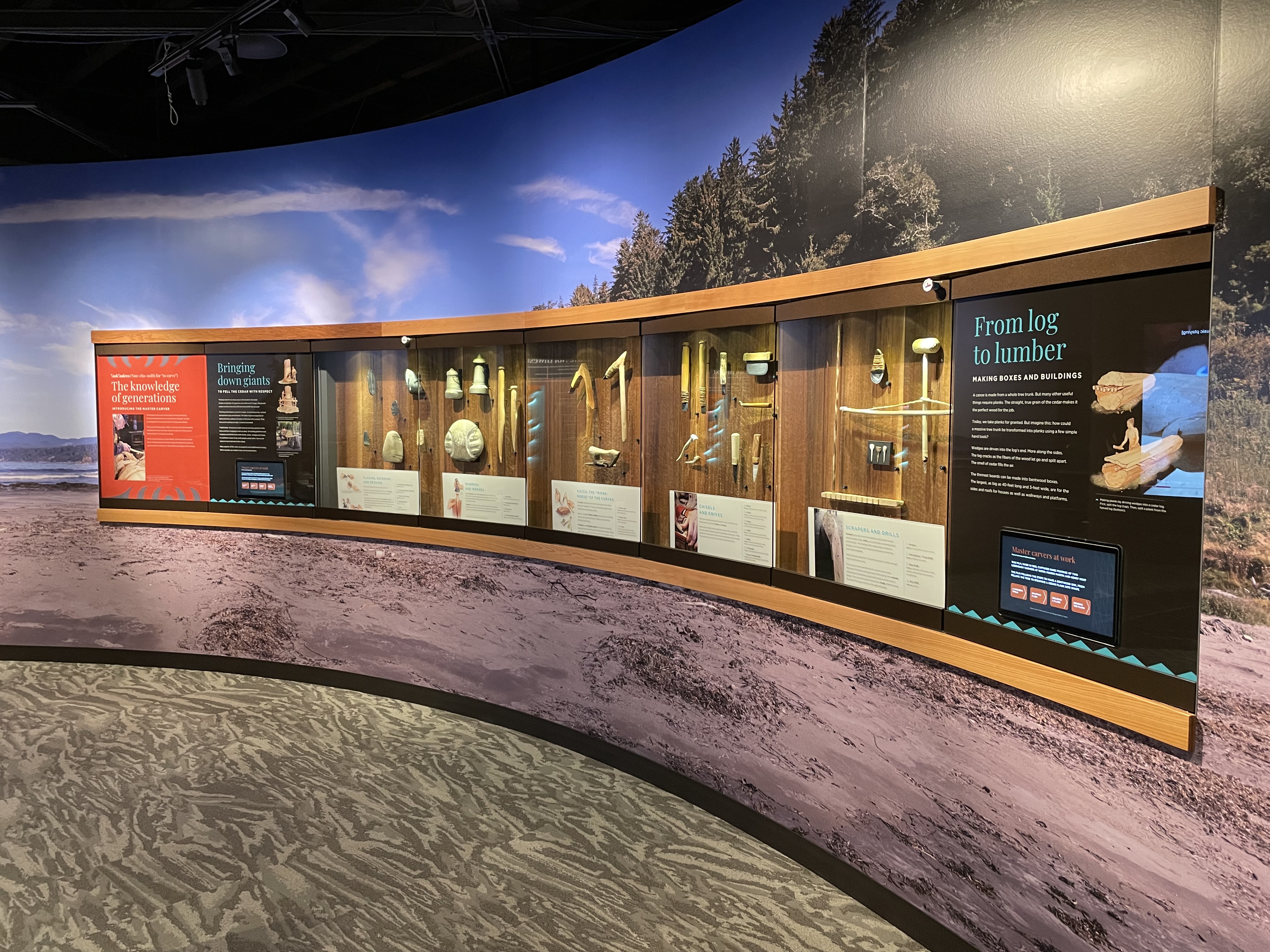 Cedar and Sea Exhibit